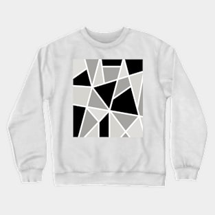 Black and white Geometric  Art Crewneck Sweatshirt